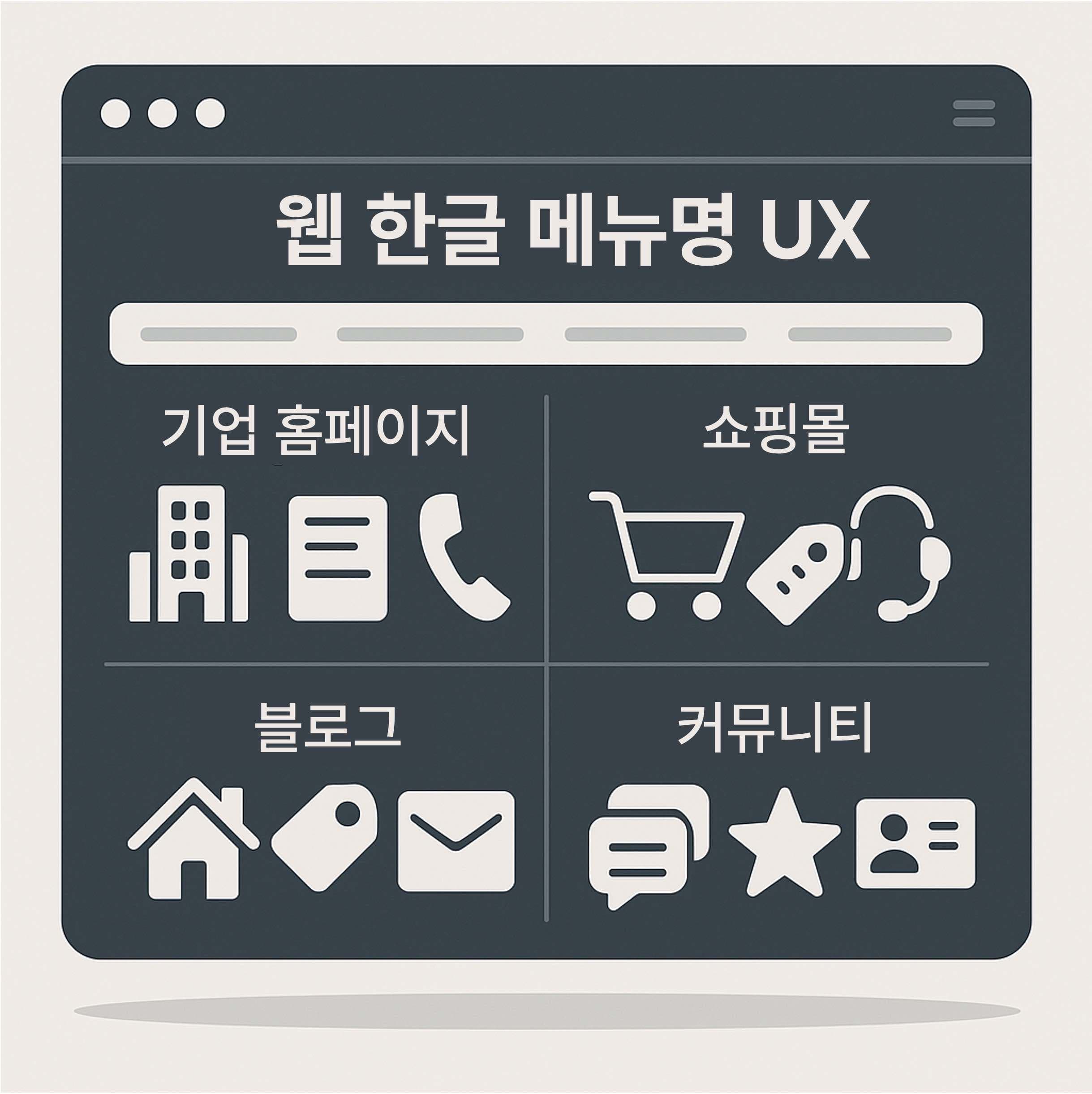 웹사이트 메뉴 UX: 한글 메뉴명으로 사용자 만족도를 높이는 비결